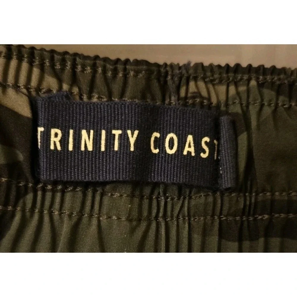 Brand New Trinity Coast‎ 2XL Green Camo Swim Trunks UPF 50 Quick Dry Mesh Liner